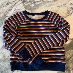 Madewell Stripe Sweatshirt